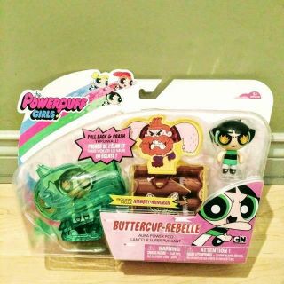 The Powerpuff Girls Buttercup Rebelle Action Figure Power Pod In Package