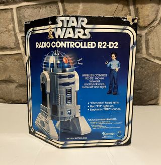 Vintage Star Wars Radio Controlled R2 - D2 1978 Kenner