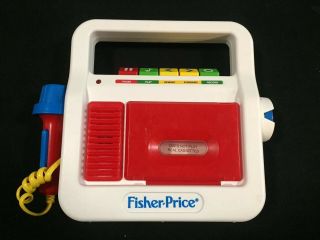 Fisher Price Cassette Music Player Recorder With Microphone Fully 2017 A9