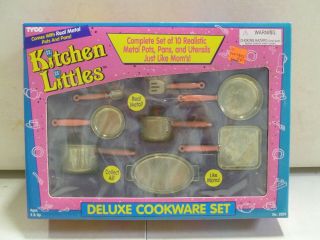 1995 Tyco Kitchen Littles Deluxe Cookware Set