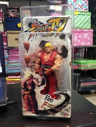 Capcom Street Fighter Iv Red Ken Action Figure Boxed