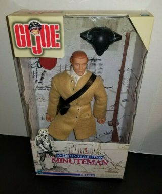 Gi Joe American Revolution Minuteman 12 " Mib Figure Hasbro 1998