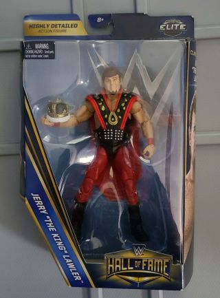 Wwe Hall Of Fame Elite Jerry The King Lawler Misb