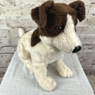 Authentic Folkmanis Jack Russell Terrier Dog Plush Puppy Puppet 13 Inches Rare