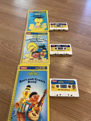 Vintage Playskool Talk N’ Play Electronic Learning System Books & Tapes Only