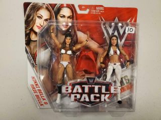 Mattel Battle Pack Nikki Bella Brie Bella Wwe Wrestling Action Figure