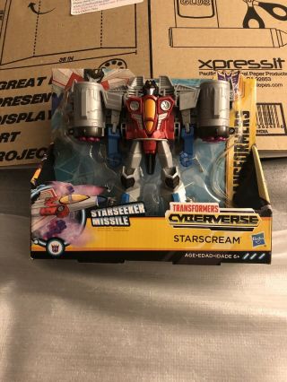 Transformers Cyberverse Ultra Class Starscream - Figure -