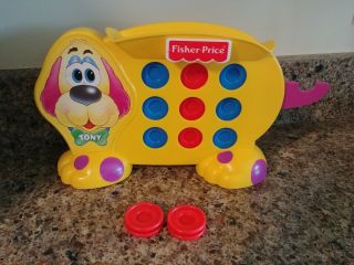 Vintage 1994 Fisher Price Games Tic Tac Tony Preschool Game