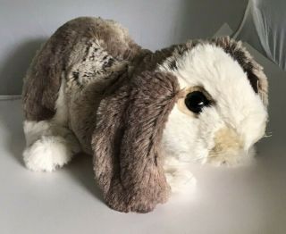 Folkmanis Realistic Bunny Baby Lop Ear Rabbit Hand Puppet Plush 14 "