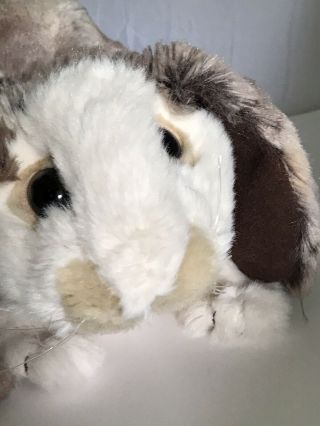 Folkmanis Realistic Bunny Baby Lop Ear Rabbit Hand Puppet Plush 14 