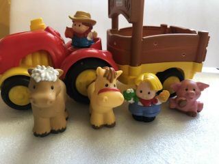 Fisher Price Little People Farm Tractor With Sounds And Animals