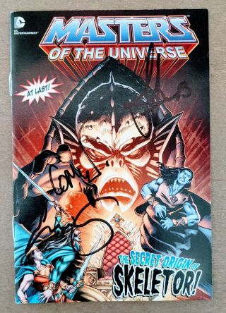 Sdcc 2014 Masters Of The Universe The Secret Origin Of Skeletor Sign Comic Book