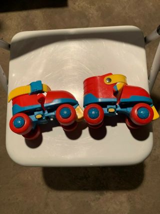 PLAYSKOOL First Rollers Skates Kids Ages 3 - 6 Sz 6 - 12 RARE 3