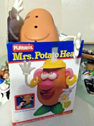 Vintage Mrs.  Potato Head Playschool 1983 Complete Rare Ages 2 - 6 Years