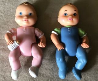 Fisher Price Loving Family Dollhouse Twins Boy Girl Baby Babies
