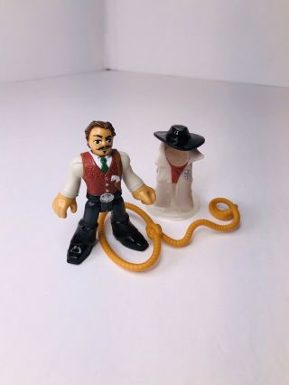 Imaginext Blind Mystery Bag Series 2 Cowboy Sheriff Figure W/lasso Complete