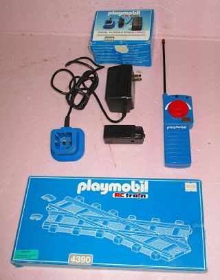 Playmobil Rc Train Remote Control Unit,  4396 Battery Charger 4390 Cross Track
