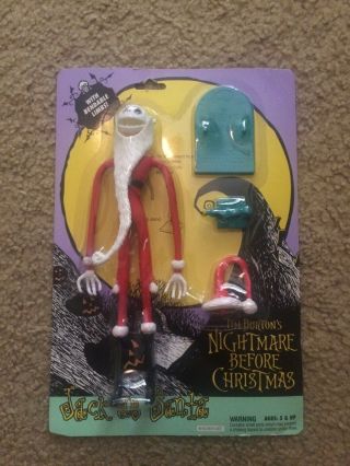 Vintage 1993 Hasbro Nightmare Before Christmas Jack As Santa Action Figure