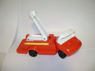 Little Tikes Toddler Tot Fire Truck Engine Red Extension Ladder Vintage Rare