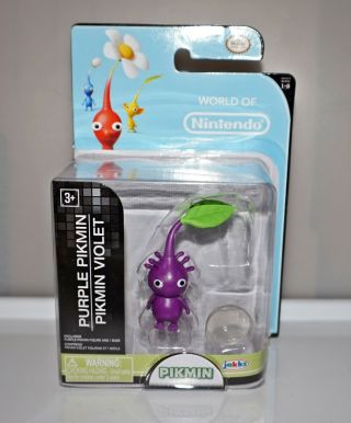 Jakks Mario 2 " World Of Nintendo Purple Pikmin Figure Package