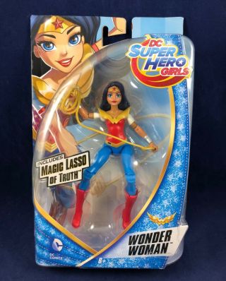 Dc Hero Girls Wonder Woman - 6 " Action Figure W/ Magic Lasso Of Truth