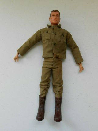 Vintage Hasbro 1964 G I Joe Action Soldier.  12 " With Boots & Fatigues