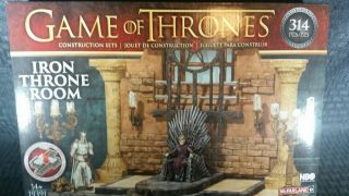 Game Of Thrones Iron Throne Room Construction Block Building Set Mcfarlane Toys