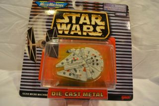 Star Wars Millenium Falcon Micro Machines Galoob Die - Cast Metal Model 66260