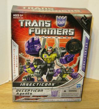 Transformers Universe Insecticons Decepticon Agents 25th Anniversary Mib