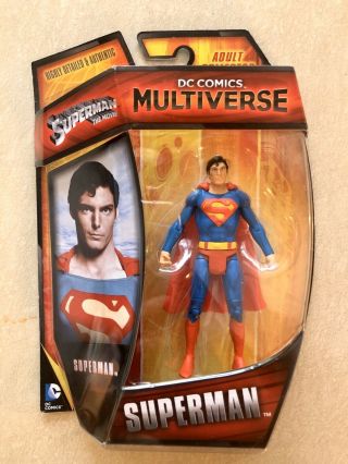 Superman The Movie 1978 Figure Dc Comics Multiverse Christopher Reeve Moc