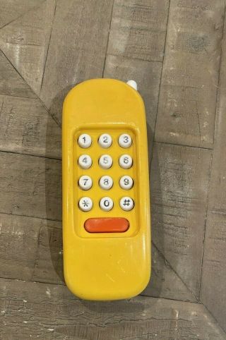 Vintage Little Tikes Yellow Replacement Play Phone Kitchen House Work Bench
