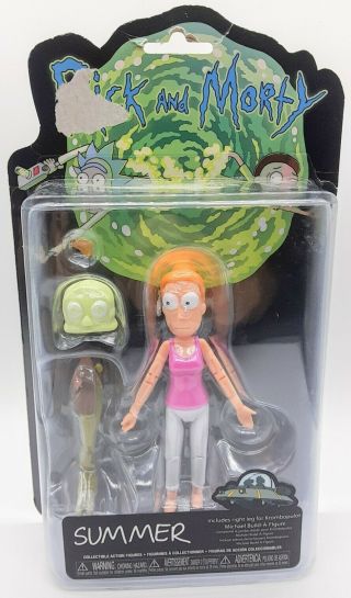 Funko Rick And Morty Summer With Weird Hat Action Figure New/damaged Box