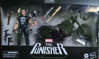 Marvel Legends Punisher With Motorcycle 2020 In Hand Ready To Ship