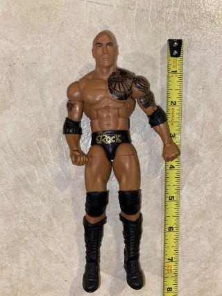 Wwe The Rock Dwayne Johnson Elite Wrestling Figure Mattel 2011 7 "