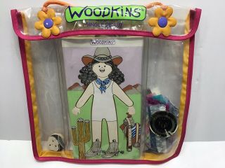 Vintage Woodkins Pamela Drake Dress Up Activity Toy