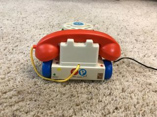 FISHER PRICE Chatter Phone Telephone Pull Toy 2009 Mattel 3