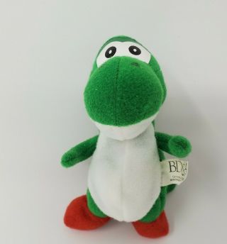 Bd&a Nintendo Collectibles Yoshi 4.  5 " Keychain Plush Beanbag 1997 Pre - Owned