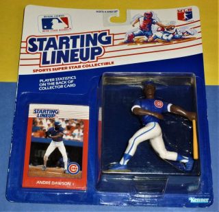 1988 Andre Dawson 8 Chicago Cubs Rookie S/h Starting Lineup