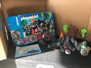 Playmobil 4147 Dragon Knights Rocks W/ Box And Instructions