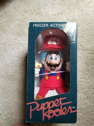 Vintage 1989 Nintendo Mario Bros Puppet Kooler Figure Toy Rare
