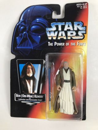 1995 Star Wars " The Power Of The Force " Ben Obi - Wan Kenobi Figurine Kenner