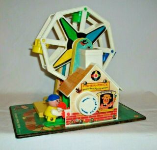 Vintage 1966 Fisher Price Music Box Ferris Wheel 969
