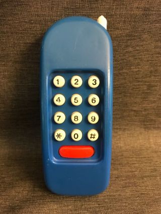 Vintage Little Tikes Blue Replacement Play Phone Kitchen House Push Button