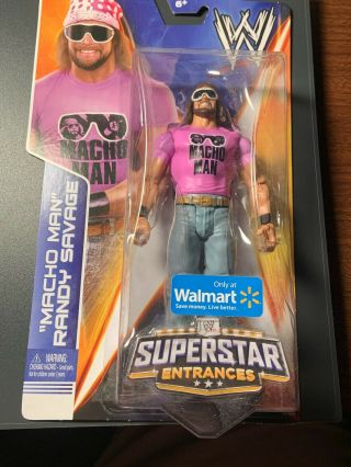 Wwe Superstar Entrances Macho Man Walmart Exclusive Figure Mattel 2013