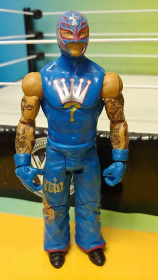 Wwe Rey Mysterio Lucha Wrestling Figure 2011 Mattel Ecw Wcw Wwf Roh Nxt Tna