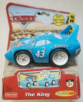 Disney Cars Fisher Price Mattel Shake N " Go " The King " On Package