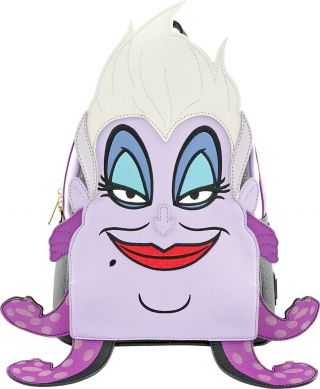 Little Mermaid - Ursula Head Mini Backpack - Loungefly - With Tags