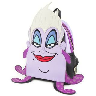 Little Mermaid - Ursula Head Mini Backpack - LOUNGEFLY - With Tags 2