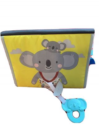 Taf Toys Koala Infant Tummy - Time Soft Crinkle Activity Book With Huge Baby Safe