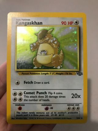Kangaskhan 5/64 Jungle Set Holo Pokemon Card